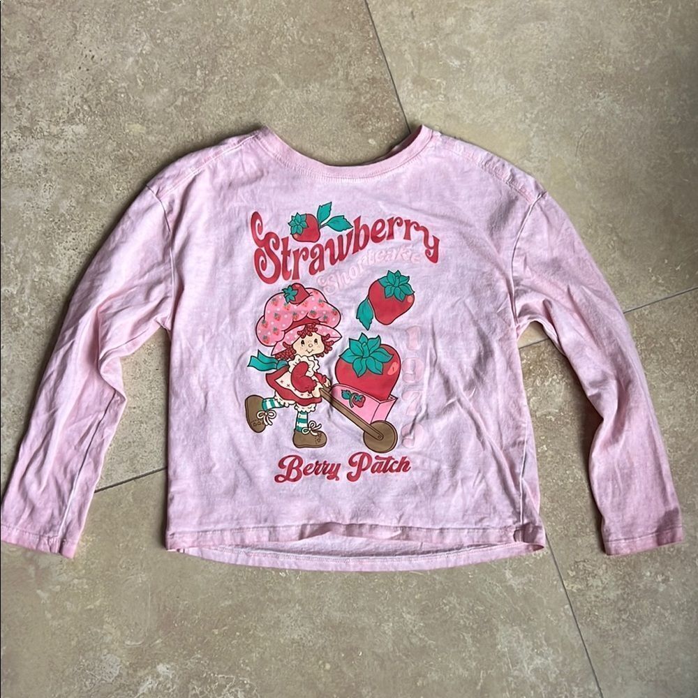 Pink Kids Long Sleeve Shirt